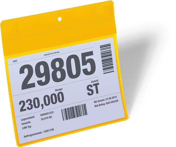 Image du produit Durable Pochettes signalétiques magnétiques avec aimants néodyme (A5, De part et d'autre, 10 pcs)