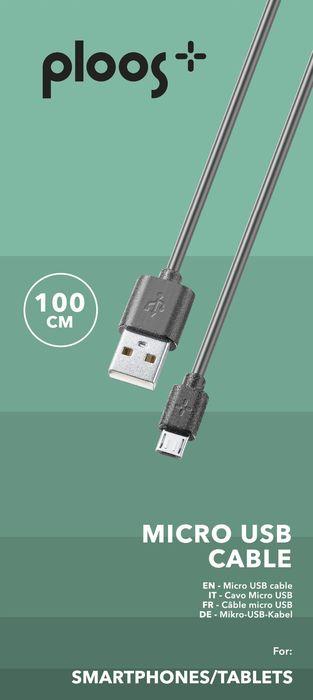 Produktbild Cellularline PLOOS - CABLE 100cm - MICRO USB (1 m, USB 3.2 Gen 1)