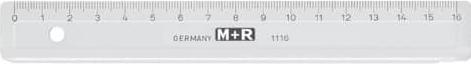 Image du produit M+r Règle de l'école (16 cm, Matières plastiques)