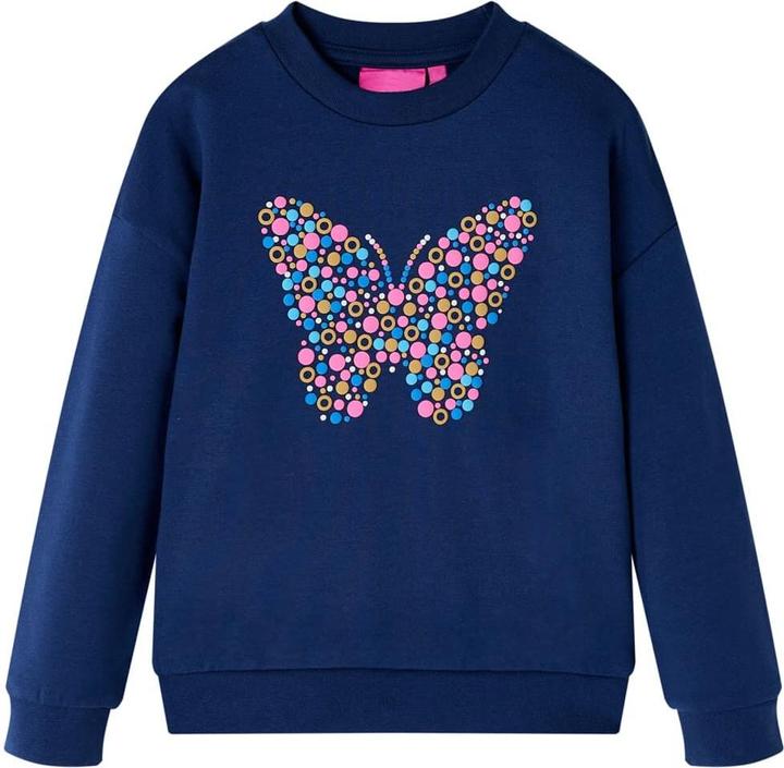 Immagine prodotto vidaXL Felpa da bambino blu navy 104,Materiale: 95 % cotone. 5 (104)