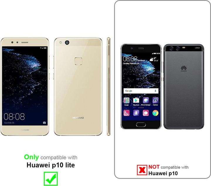 Productafbeelding Cadorabo Boek Onzichtbare Magneethoes (Huawei P10 Lite)