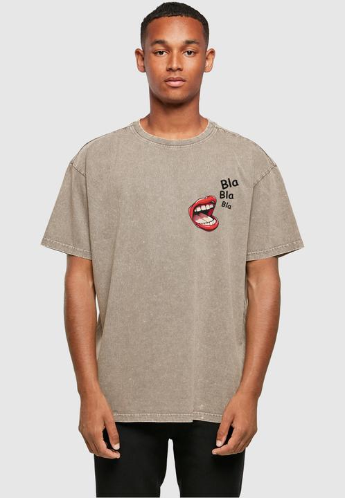 Produktbild Merchcode Bla Bla Bla Comic Acid Washed Oversized Tee - 112879 (XL)