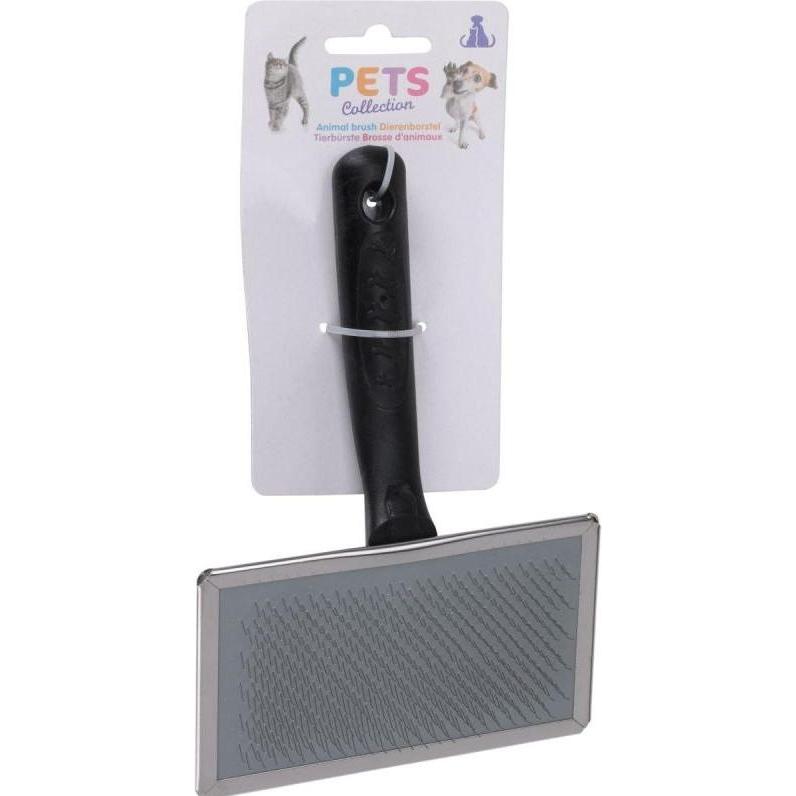 Koopman Szczotka do sierści druciana pudlówka dla zwierząt szeroka 12x19x2,5cm (Cane, Gatto), Cura del pelo e toelettatura