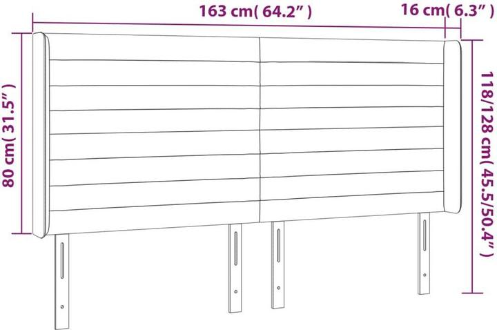 Immagine prodotto vidaXL Kayla (163 x 16 x 128 cm)