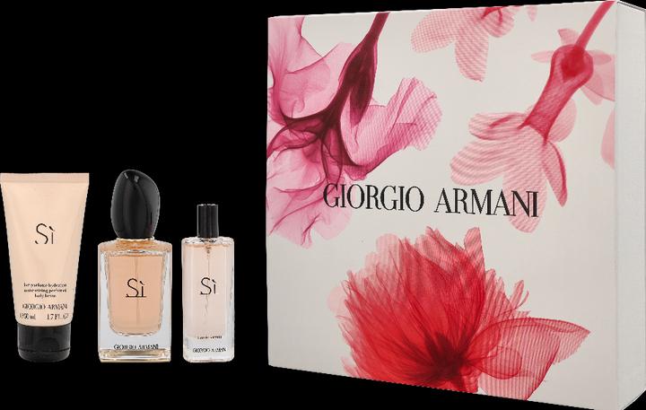 Immagine prodotto Giorgio Armani Set Sì Eau de Parfum 50ml + 15ml EDP + 50ml Body Lotion (Set profumo)