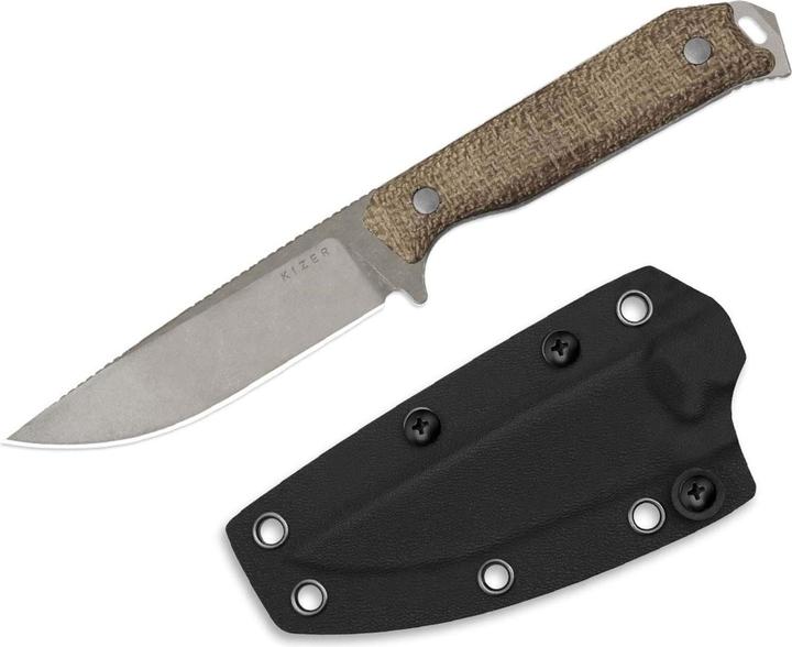 Immagine prodotto Kizer Begleiter Fix CPM-3V Natural Micarta (9.60 cm)
