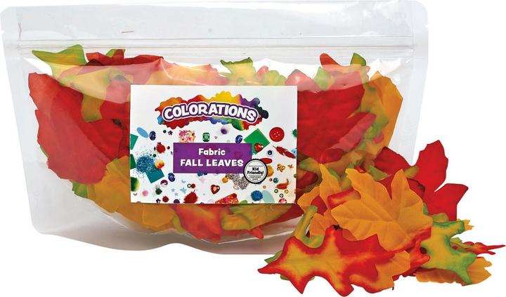 Colorations Teintures - Feuilles d'automne en tissu, 200 pièces.