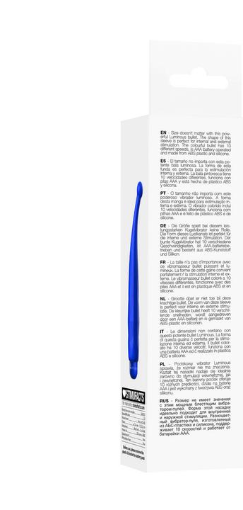 Produktbild Luminous Lyra - ABS Bullet With Silicone Sleeve - 10-Speeds