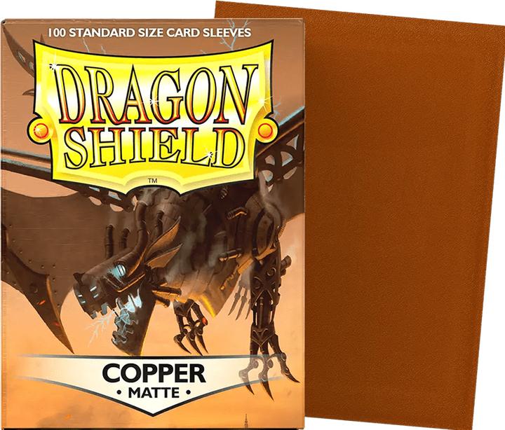 Actual product image Arcane Tinman ART11016 - Matte - Copper (100) Card Sleeves