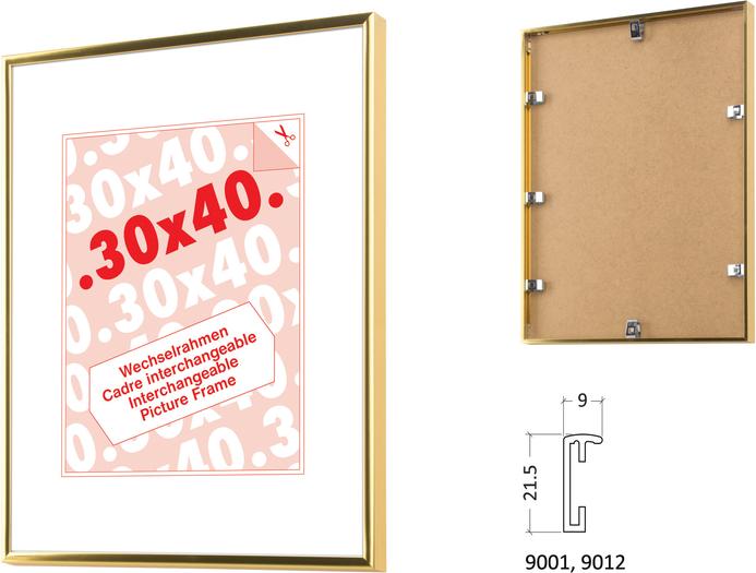 Actual product image Debex Aluminium interchangeable frame (50 x 70 cm)
