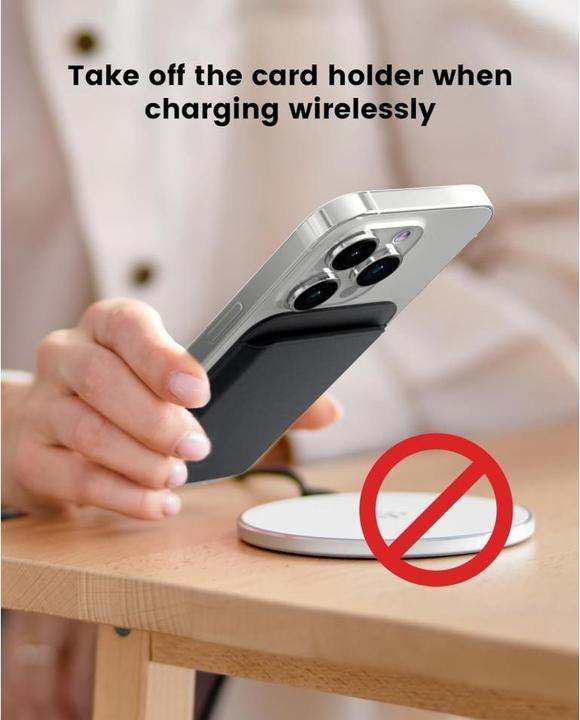 Produktbild Screenguard MagSafe magnetic Cardholder Wallet (Apple iPhone 12, Apple iPhone 13, Apple iPhone 14, Apple iPhone 15, Apple iPhone 16, Apple iPhone 17)
