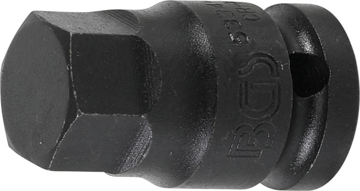 Actual product image BGS Impact Bit Socket | 12.5 mm (1/2") Drive | Internal Hexagon 19 mm (12.5 mm)