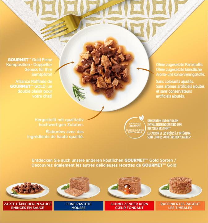 Produktbild Gourmet Gold Feine Kompositionen (Adult, 8 Stk., 680 g)