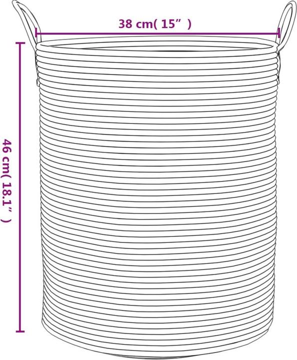Produktbild vidaXL Aufbewahrungskorb (43 cm)