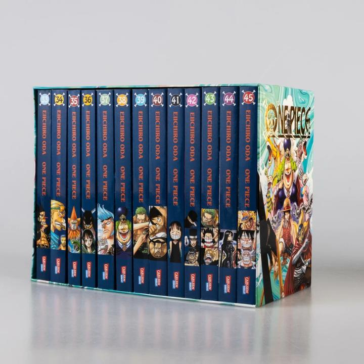 Immagine prodotto One Piece Collector's Slipcase 4: Water Seven (inclusi i volumi 33-45) (Tedesco, Eiichiro Oda, Ayumi von Borcke, 2023)