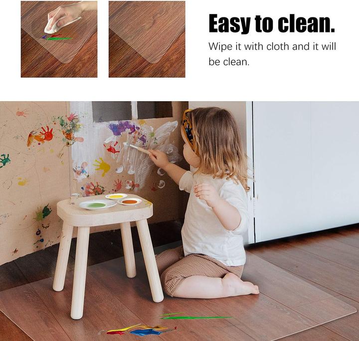 Produktbild Kuyal Transparenter Fussbodenschutz (120 x 120 cm)