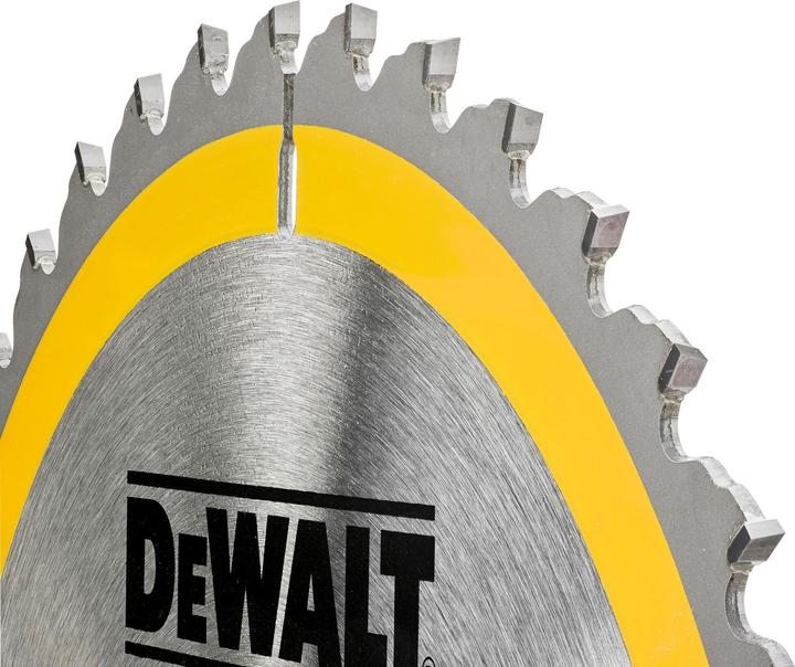 Produktbild DeWalt BauKreissägeblatt für Stationärsägen/Kreissägenblatt (216/30 mm 40WZ, universeller Einsatz u