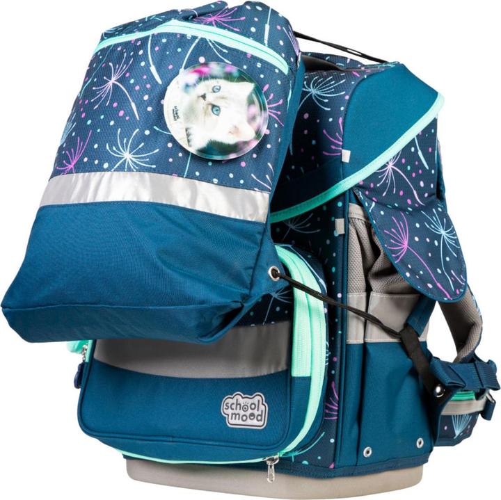 Immagine prodotto School-Mood Set di zaini per la scuola Timeless Pro da 7 pezzi (23.50 l)