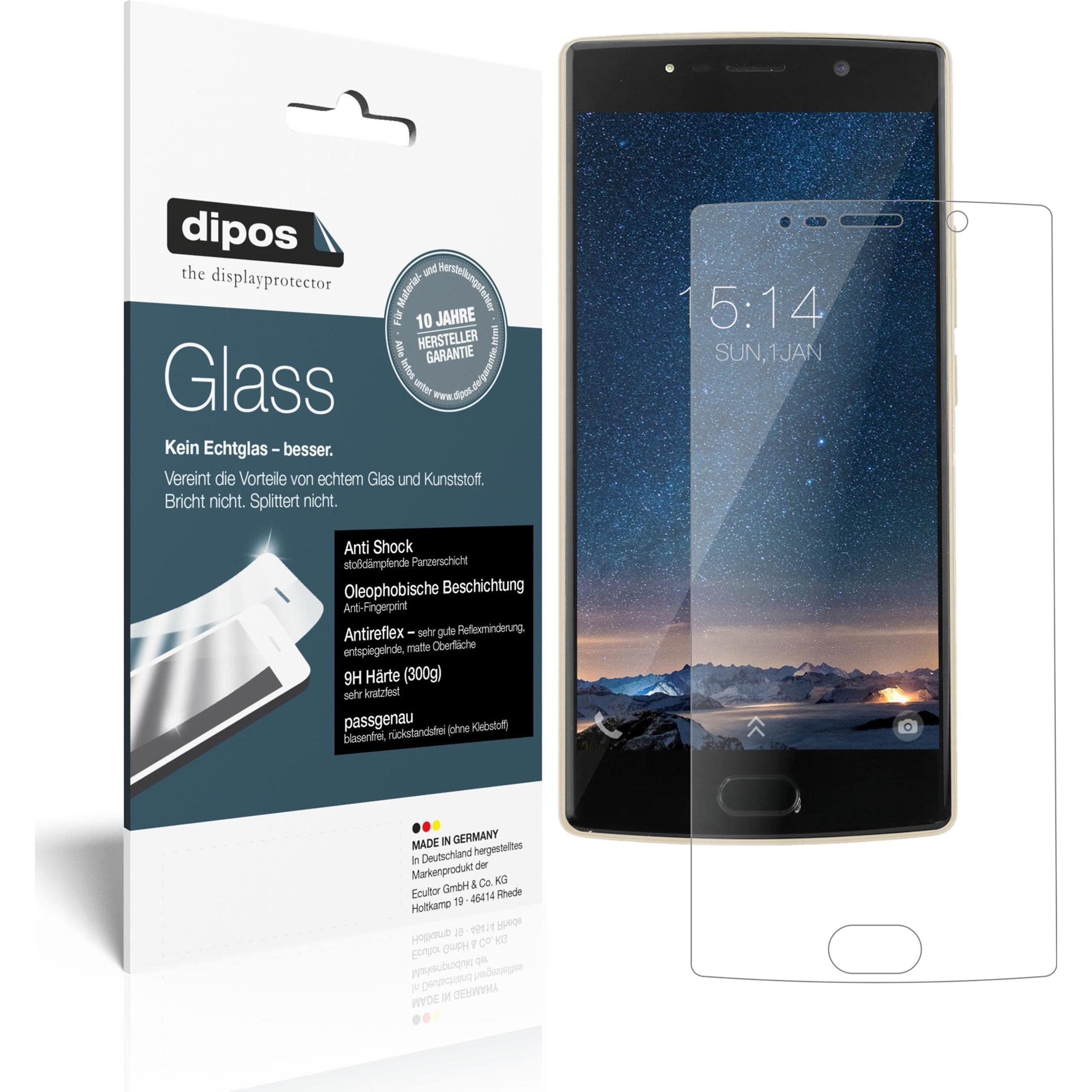 Dipos Displayschutz Anti-Shock (1 Stück, Doogee BL7000), Smartphone Schutzfolie, Transparent