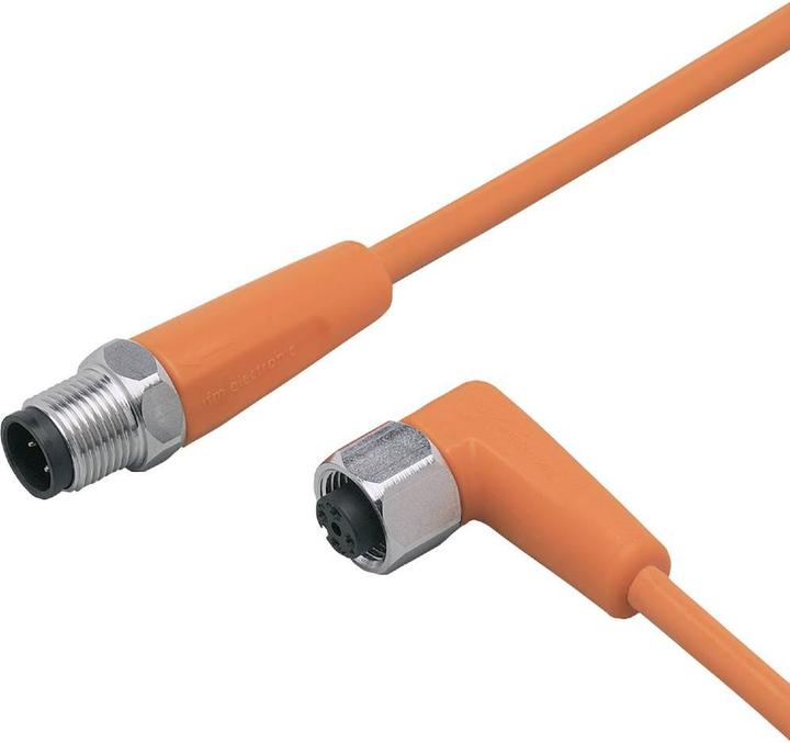 Produktbild IFM Verbindungskabel ger/gew. M12 3p vergoldet EVT032 - Kabel - 5 m