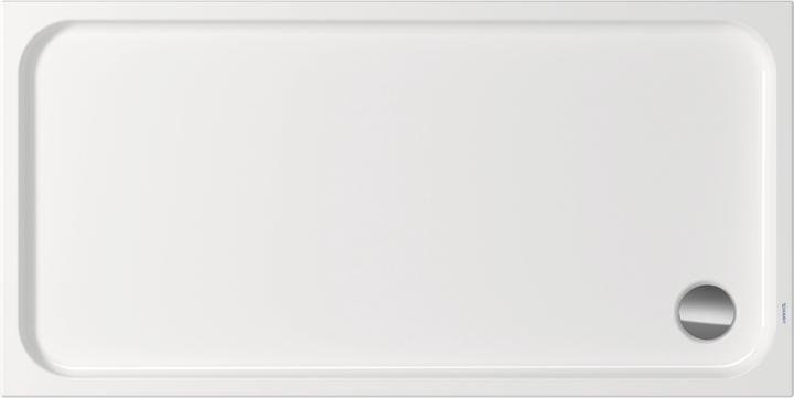 Produktbild Duravit Rechteck-Duschwanne D-CODE weiss 1600x800x85mm