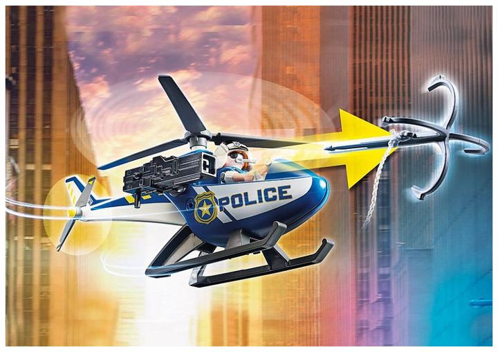 Produktbild Playmobil Polizei-Helikopter: Verfolgung des Fluchtfahrzeugs (70575, Playmobil City Life)