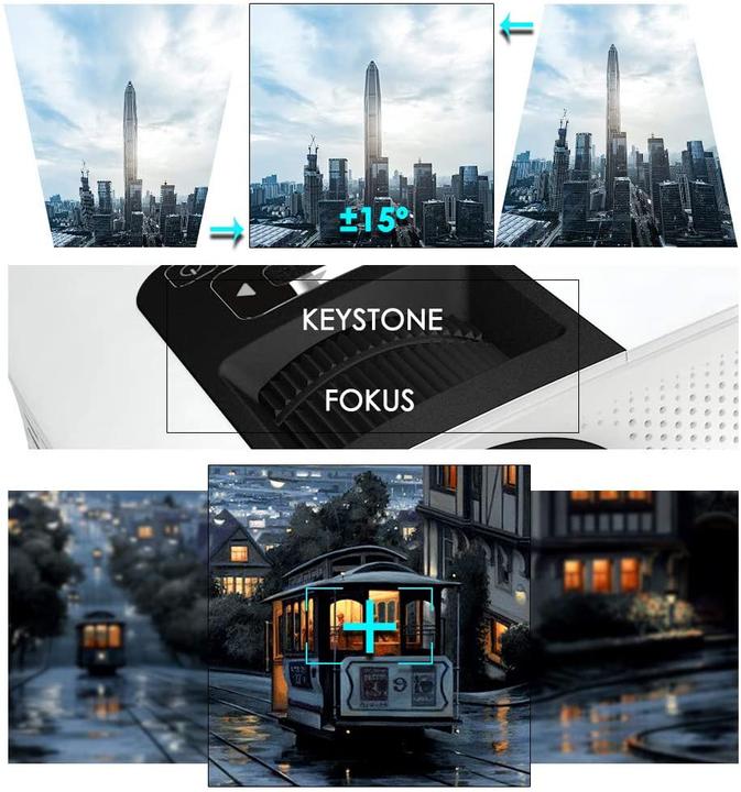 Produktbild Elephas 1080P Heimkino Beamer