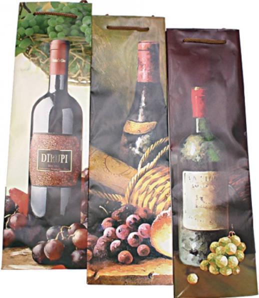 Image du produit Trend-24 Sac cadeau laque bouteille 35x10x10cm (Pochette cadeau, 1 x)