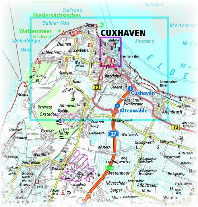 Produktbild PublicPress Stadtplan Cuxhaven(1274)