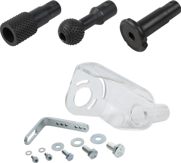 Actual product image wolfcraft 1 woodworking set for angle grinder 4 pcs