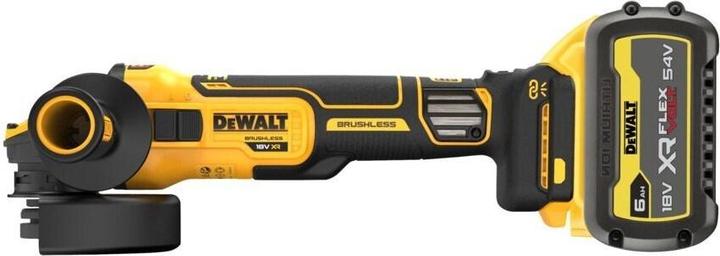 Image du produit DeWalt 125 mm 18V Li-Ion 1x6,0Ah XR FELXVOLT (DCG409VST1-QW) akumuliacinė šlifavimo staklė, TST (125 mm)