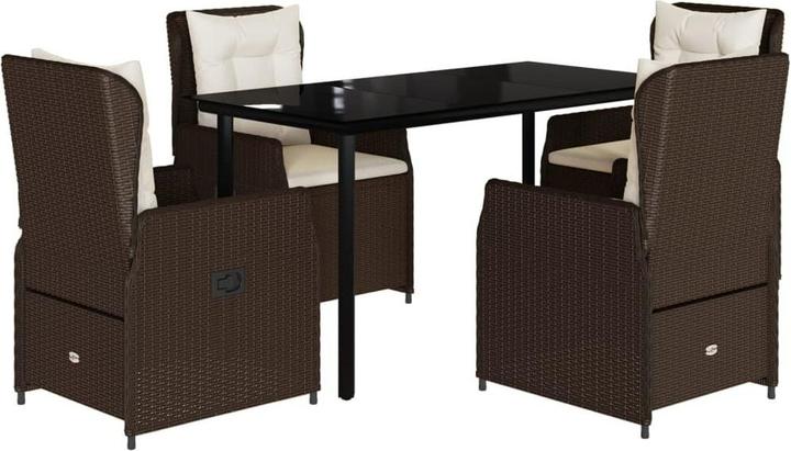 Produktbild vidaXL Garten Essgruppe (140 x 70 x 74 cm)