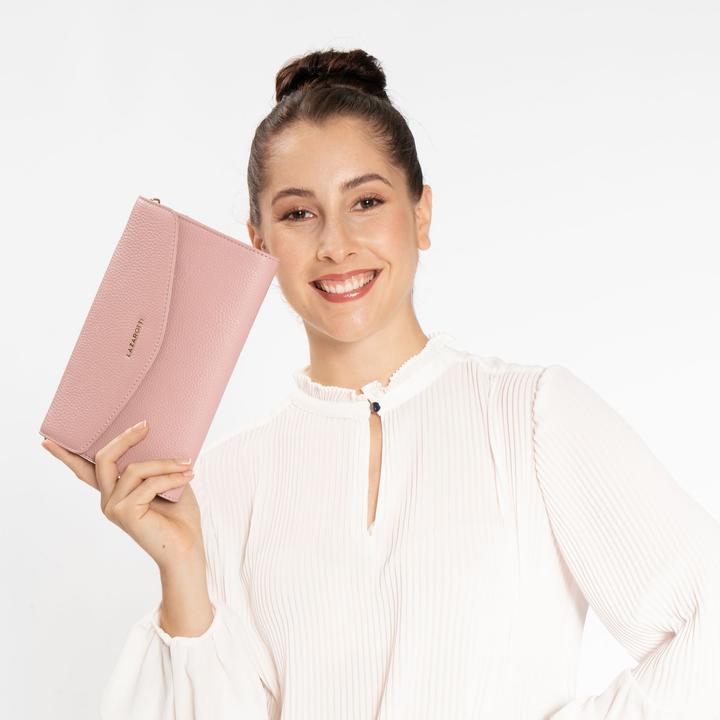 Produktbild Lazarotti Bologna Leather Clutch Tasche Leder 23 cm