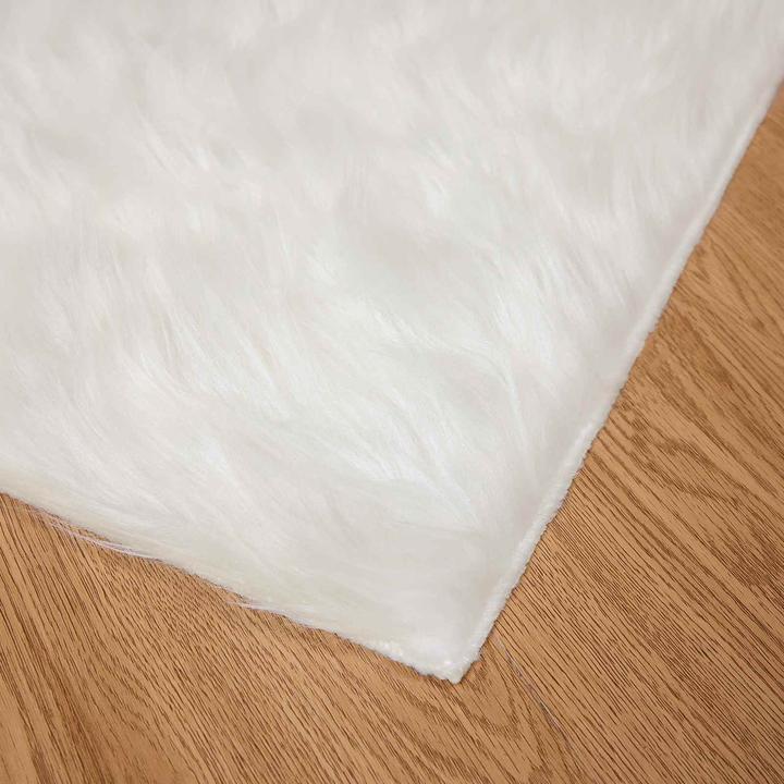 Produktbild vidaXL Kunstschaffell Teppich (80 x 150 cm)