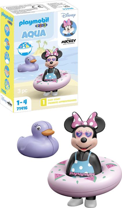 Image du produit Playmobil 1.2.3 & Disney : Excursion de Minnie à la plage (71416, Playmobil 1.2.3)