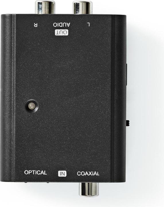 Produktbild JTI Digitaler Audiokonverter | Zweiwege | Anschlusseingang: 1x S/PDIF (RCA) Buchse / 1x TosLink Buchse | (Digital -> Analog)