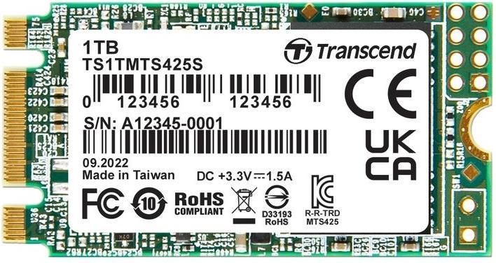 Transcend M.2 SSD 425S (1000 GB, M.2 2242)
