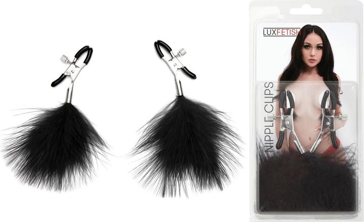 Lux Fetish Feather Nipple Clips