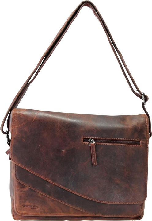 Immagine prodotto Greenland Nature Borsa a tracolla Montana I in pelle 35 cm