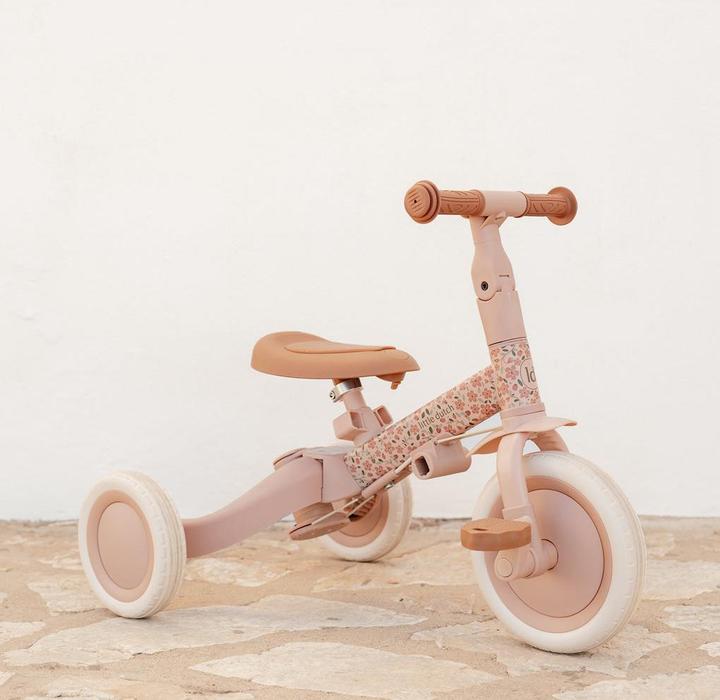 Produktbild Little Dutch Dreirad mit Griff Fairy Floral 4 in 1