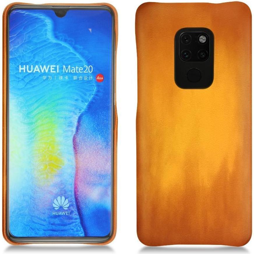 Noreve Lederschutzhülle (Huawei Mate 20), Smartphone Hülle, Orange