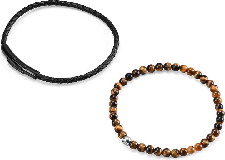 Produktbild Lucleon William (19 cm, Leder, Silber, Stein)