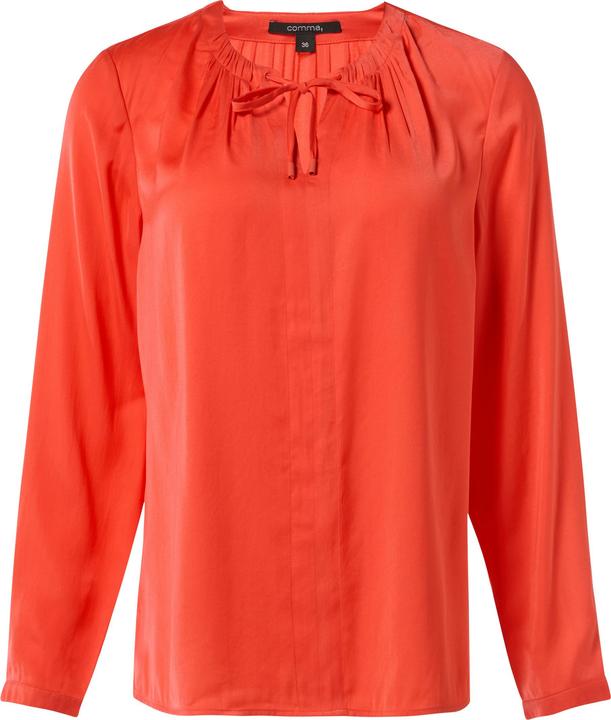 Produktbild Comma Bluse Satinierte Tunikabluse im Relaxed Fit (36)