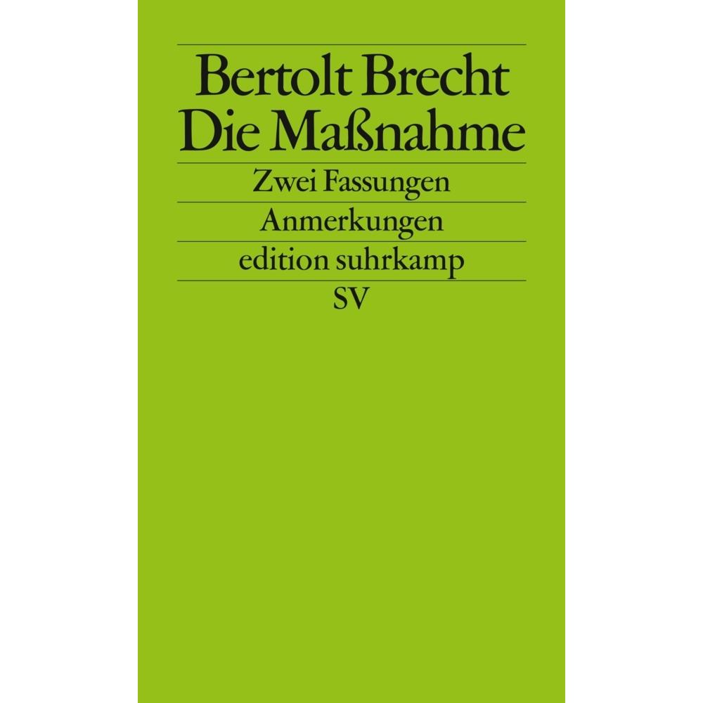 Thumbnail - Die Massnahme, Belletristik von Bertolt Brecht