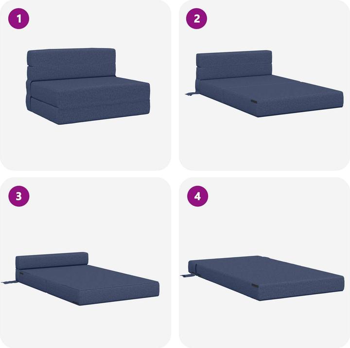 Produktbild vidaXL Klappsofabett