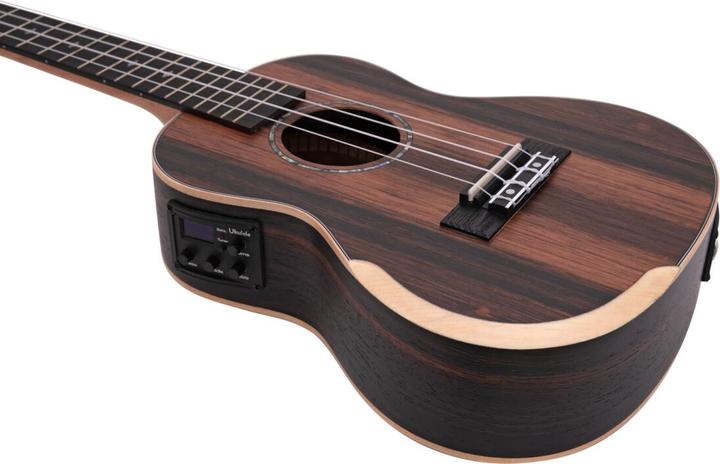 Produktbild Dimavery UK-800 Concert Ukulele, Ebony (Konzert, Erwachsene)