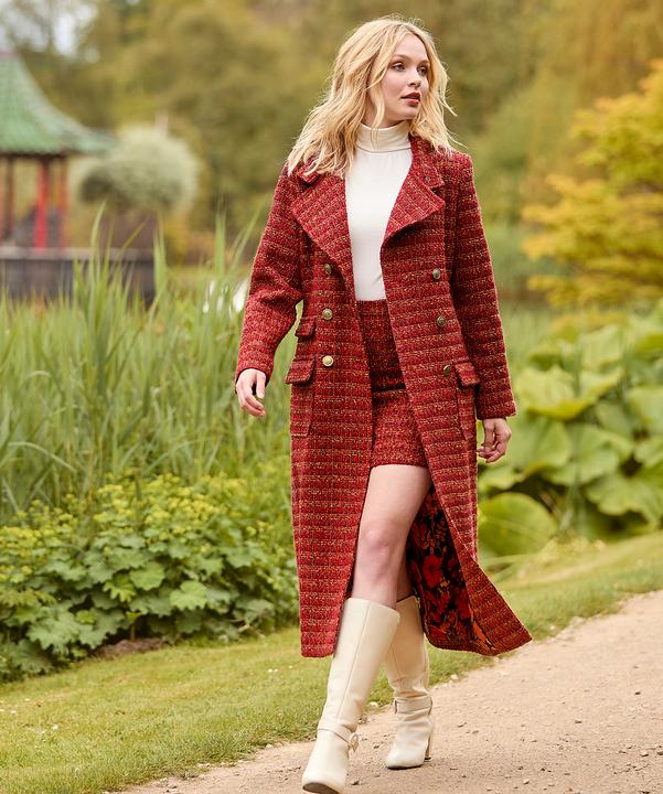 Produktbild Joe Browns PETITE Tweed Double Breasted Maxi Coat (44)