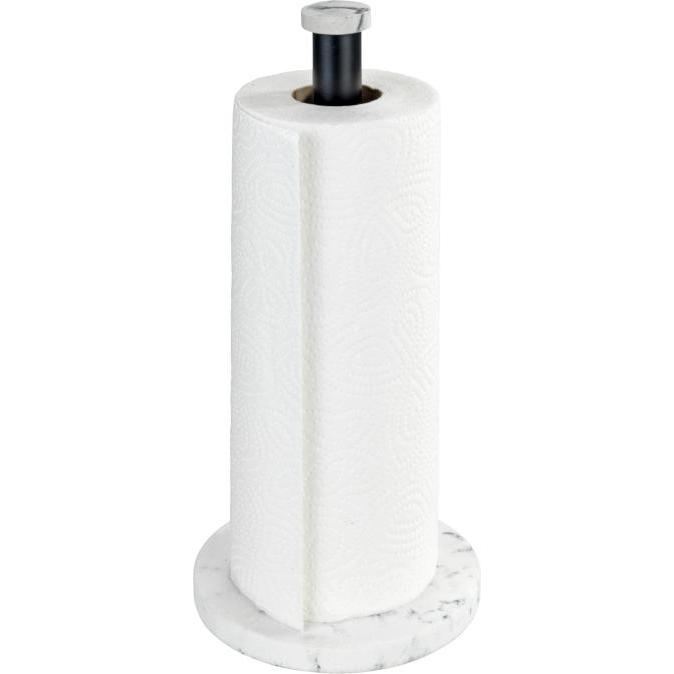 Wenko Küchenrollenhalter Marmor, Küchenrollenhalter, Weiss