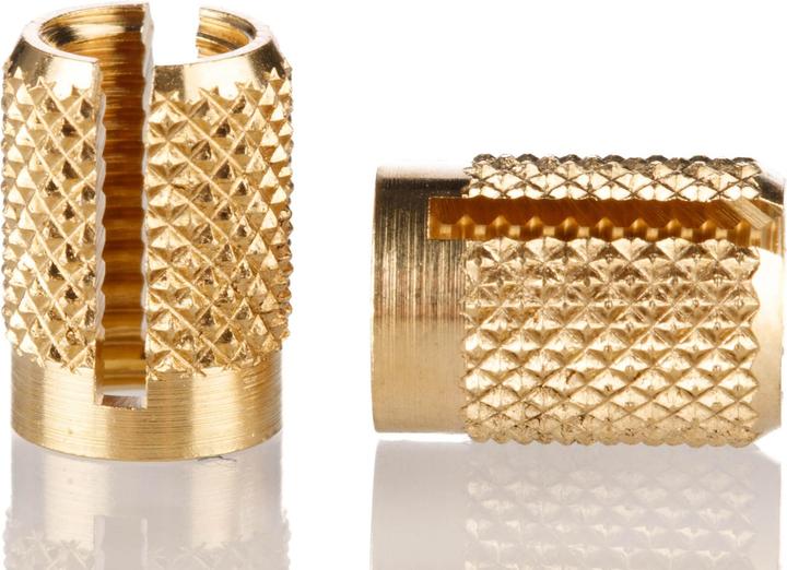 Actual product image RS PRO Brass push in expansion insert,M5 flush