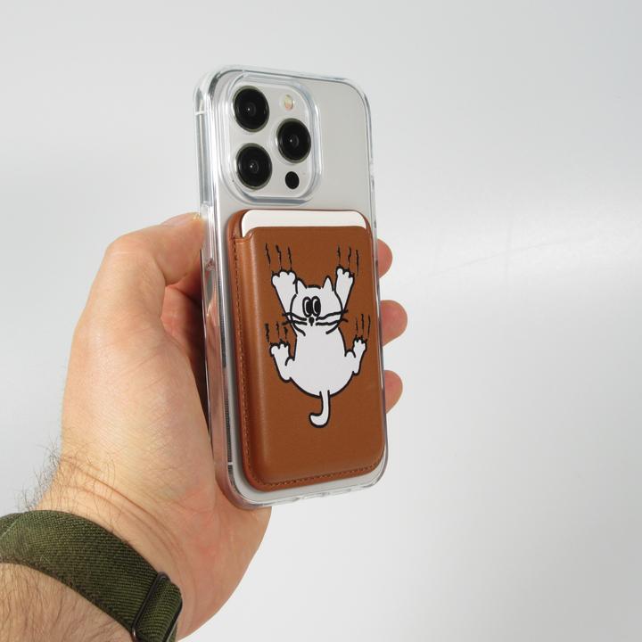 Actual product image PhoneLook Premium porte-cartes magnétique avec aimants forts Compatible avec Apple MagSafe Design nr 13